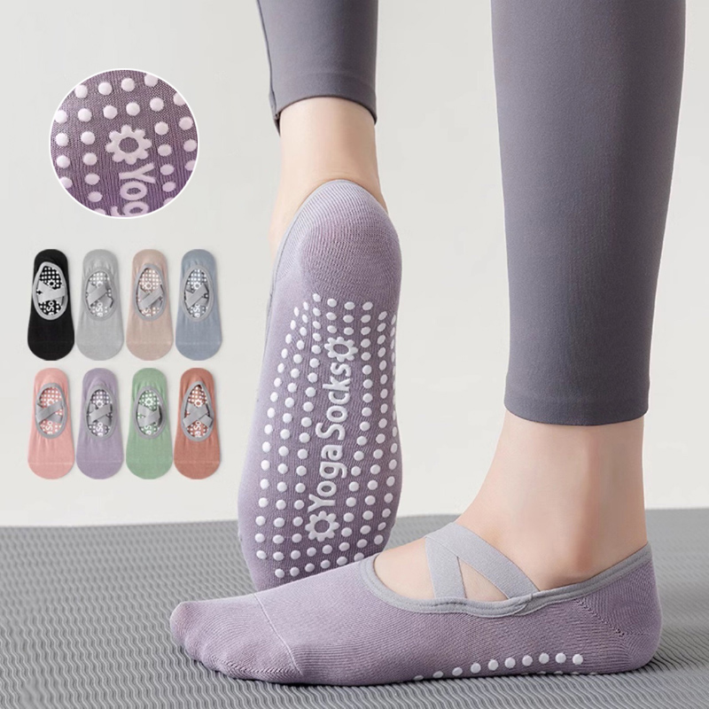 Grip Sock Yoga - Atmungsaktive Handtuch Unten Yoga Socken Frauen