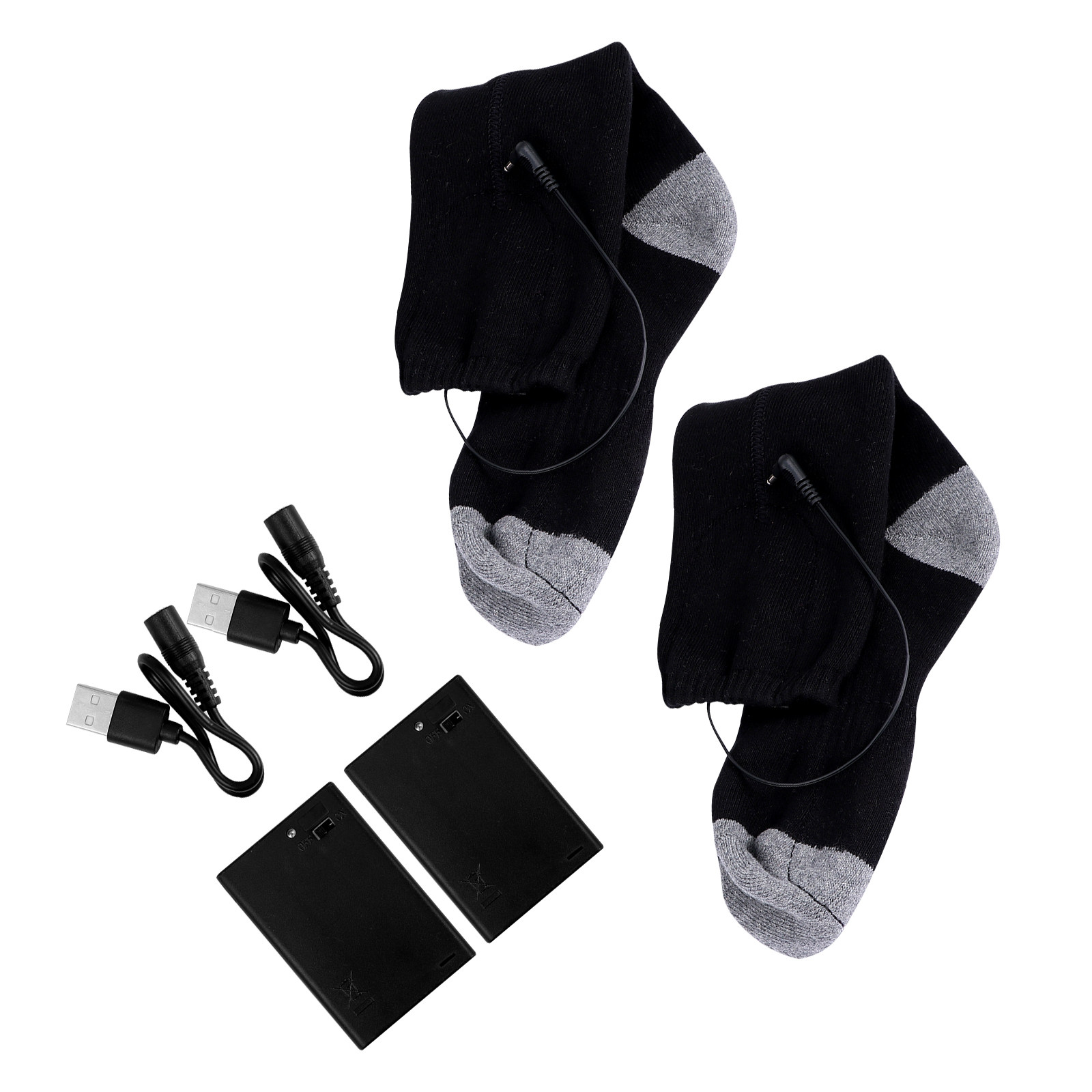Thermal Sock Winter - 1 Set beheizte Socken, USB-Fußwärmer, Thermosocken