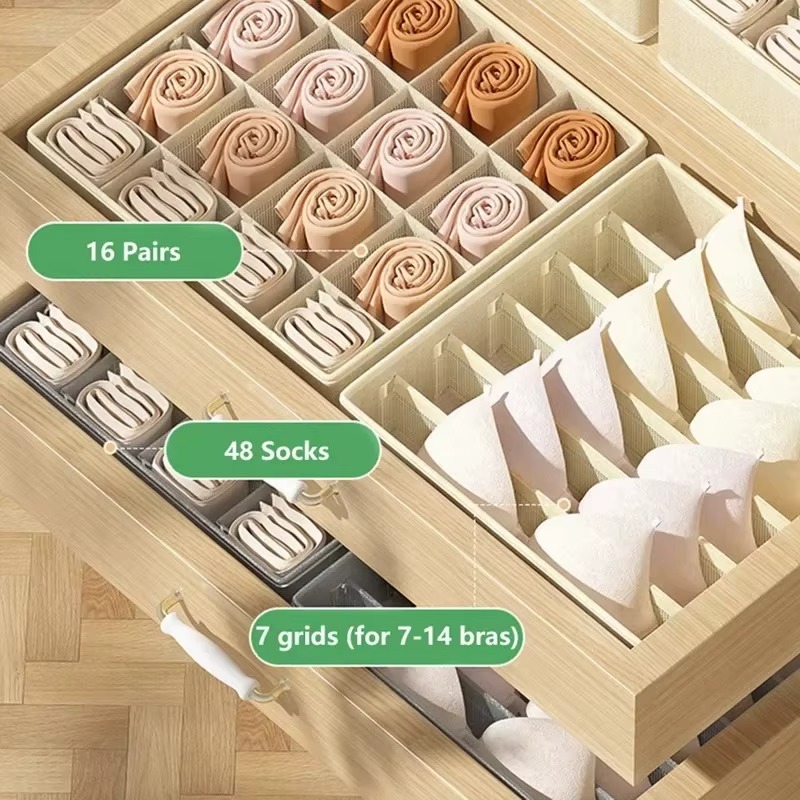 1–2 Stück Vliesstoff-Aufbewahr – Sock Organizer Tray Bewertung und Preis