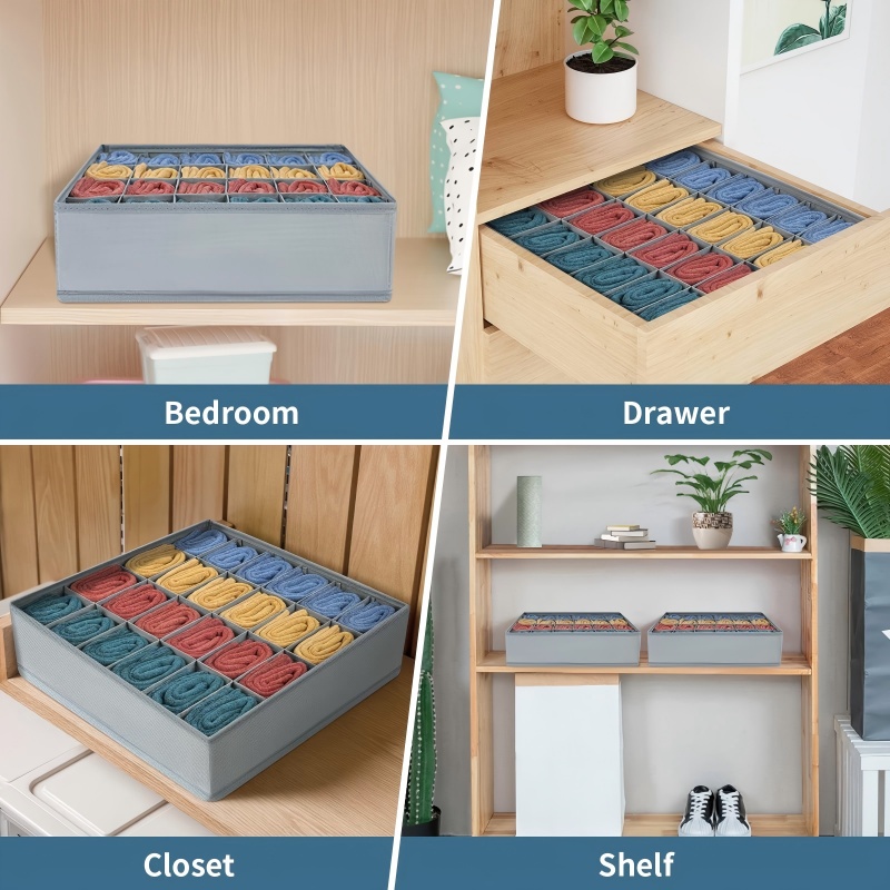 24-Fach Faltbare Aufbewahrungs – Sock Organizer Tray Bewertung und Preis