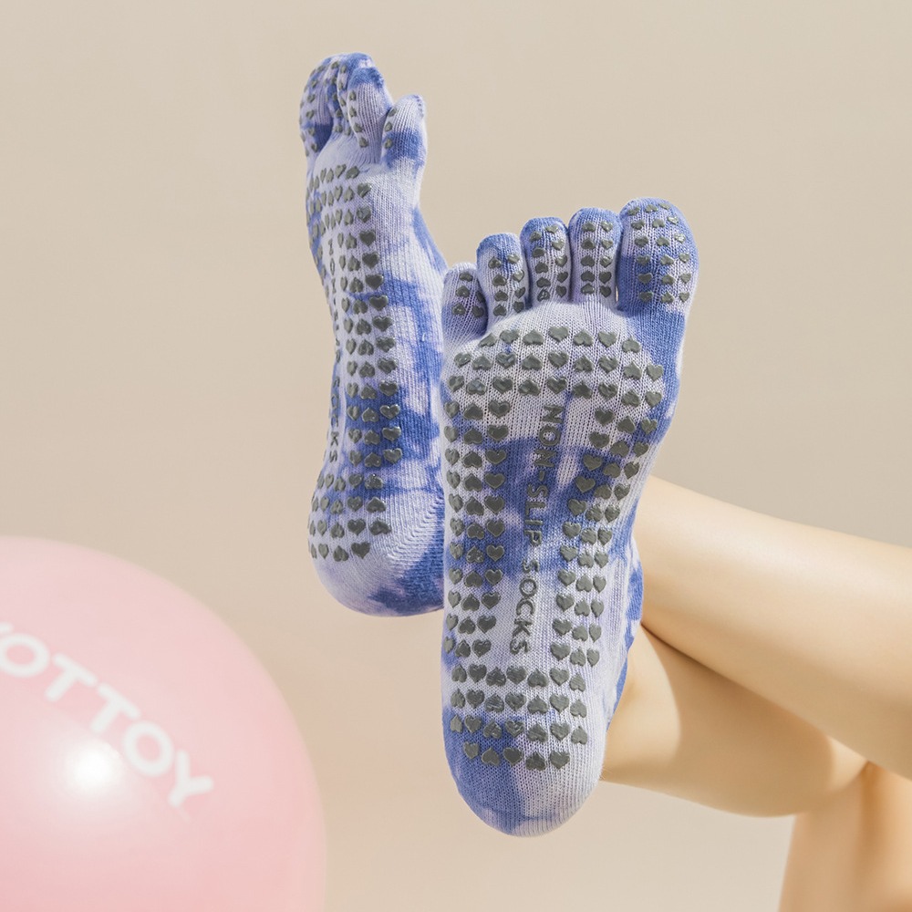 Tie-Dye Damen Fünf-Zehen-Grip- – Grip Sock Yoga Bewertung und Preis