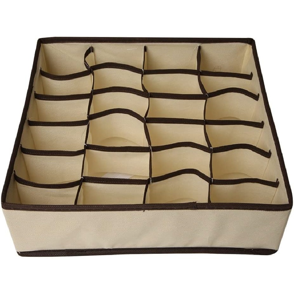 24-Fächer Schubladenorganizer, – Sock Organizer Tray Bewertung und Preis