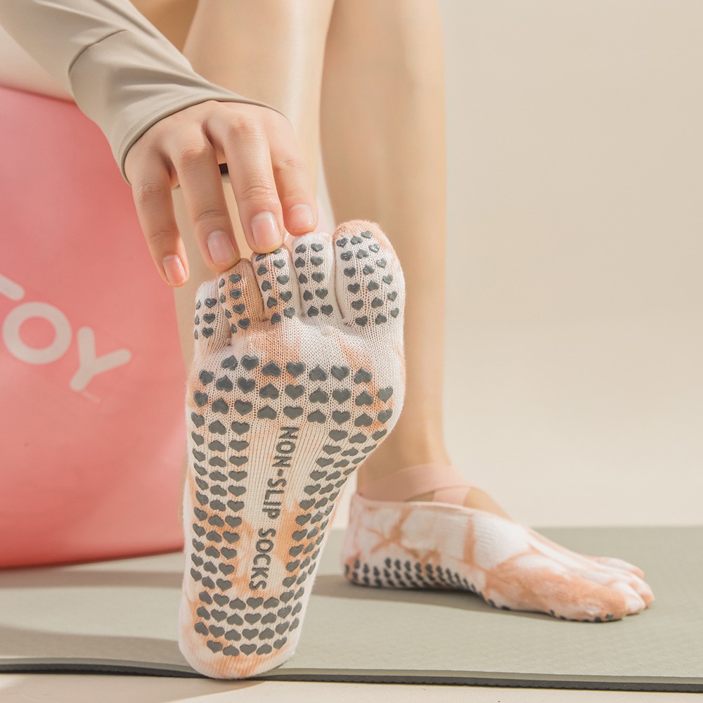Damen Tie-Dye Fünf-Zehen-Yoga- – Grip Sock Yoga Bewertung und Preis